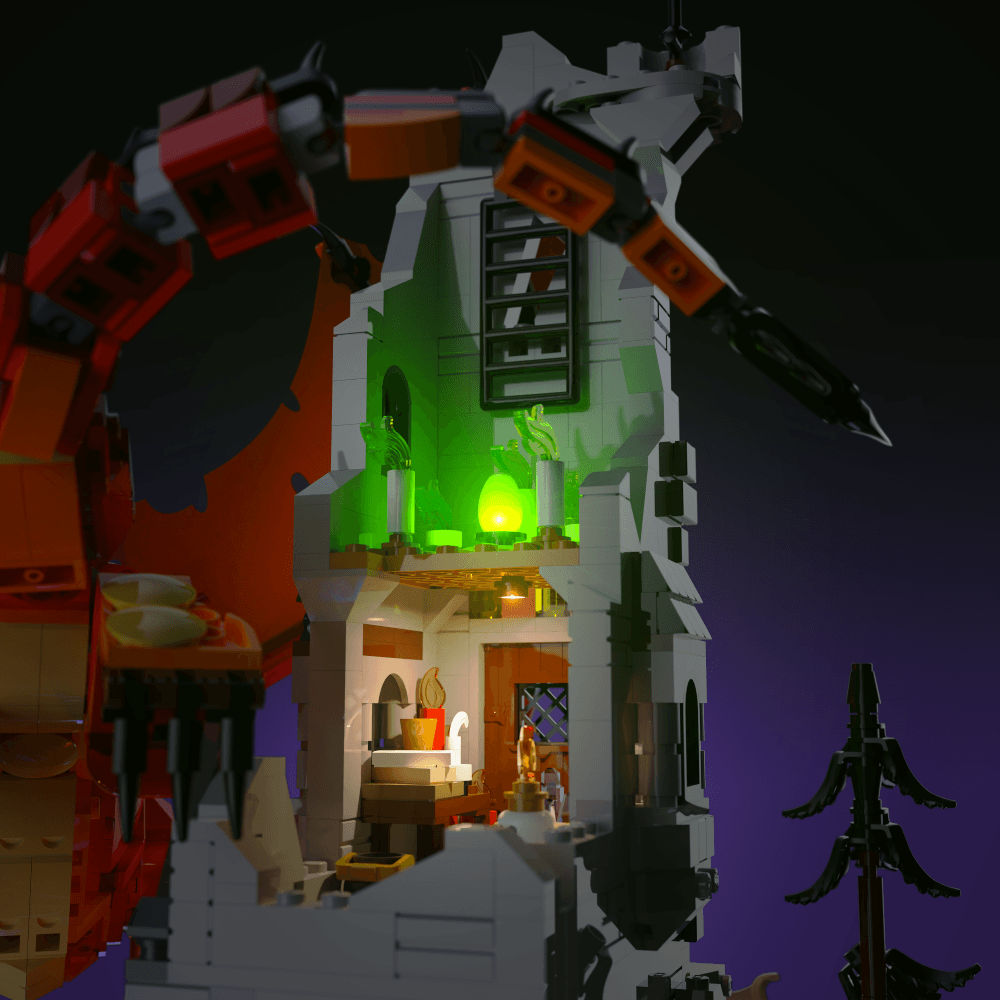 Desktrim™ | Light Kit for LEGO® Dungeons & Dragons: Red Dragon Tale