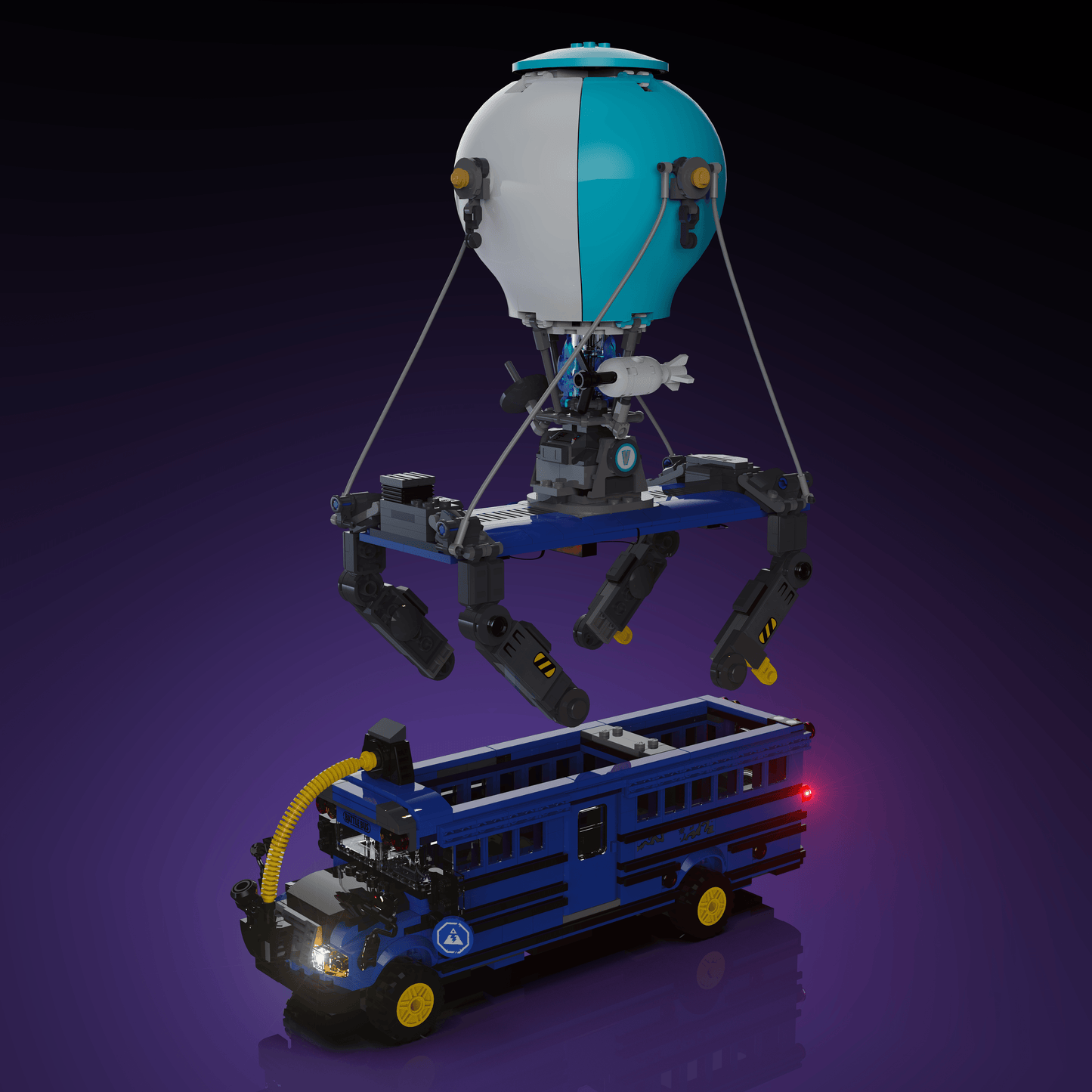 Desktrim™ | Light Kit for LEGO® Fortnite Battle Bus