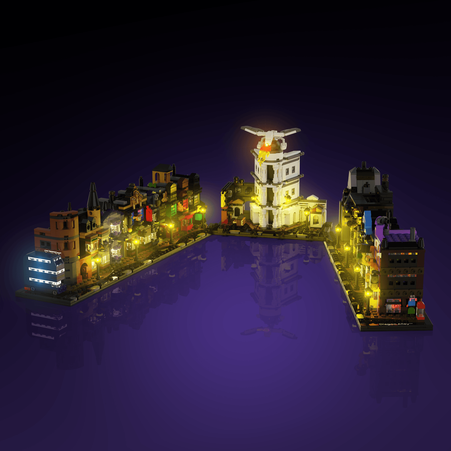 Desktrim™ | Light Kit for LEGO® Harry Potter Diagon Alley Wizarding Shops