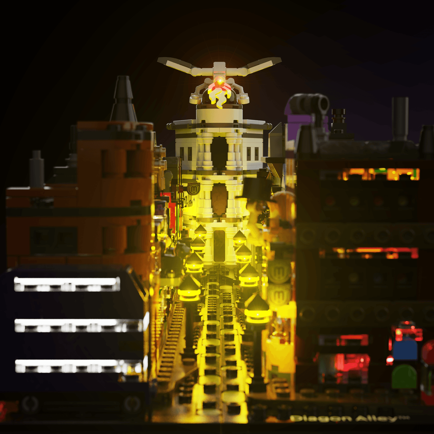 Desktrim™ | Light Kit for LEGO® Harry Potter Diagon Alley Wizarding Shops
