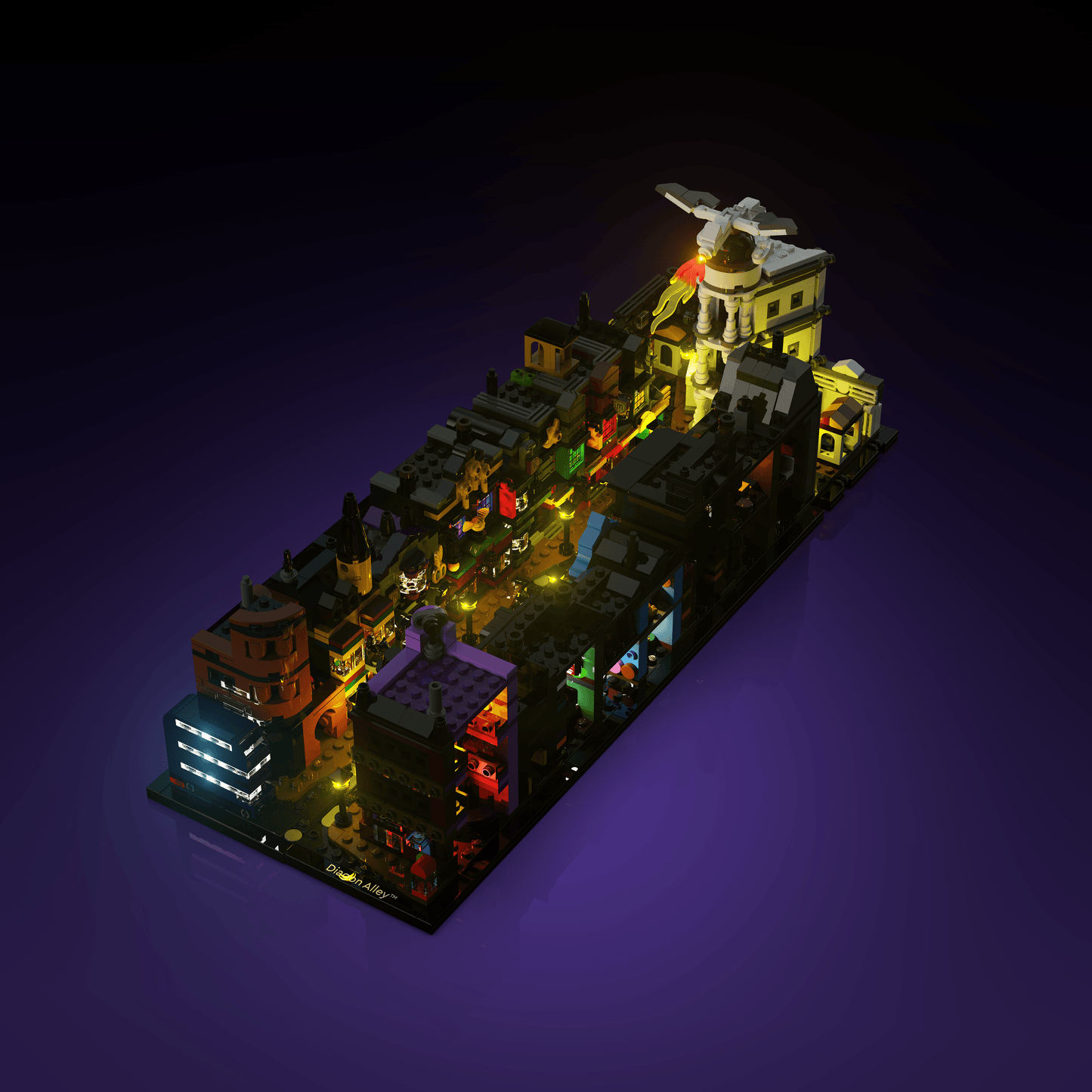 Desktrim™ | Light Kit for LEGO® Harry Potter Diagon Alley Wizarding Shops