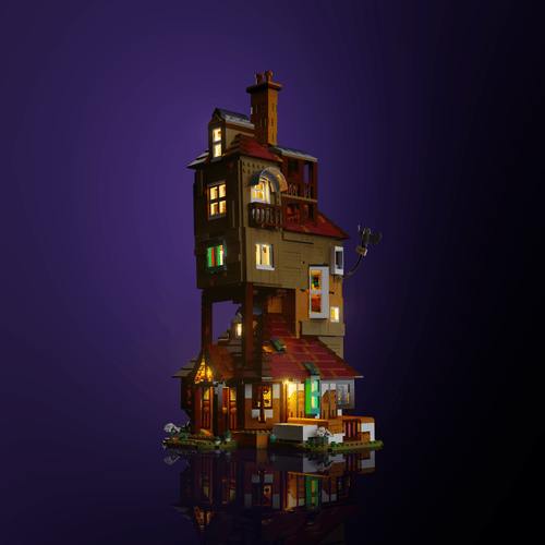 Desktrim™ | Light Kit for LEGO® Harry Potter The Burrow - Collectors' Edition