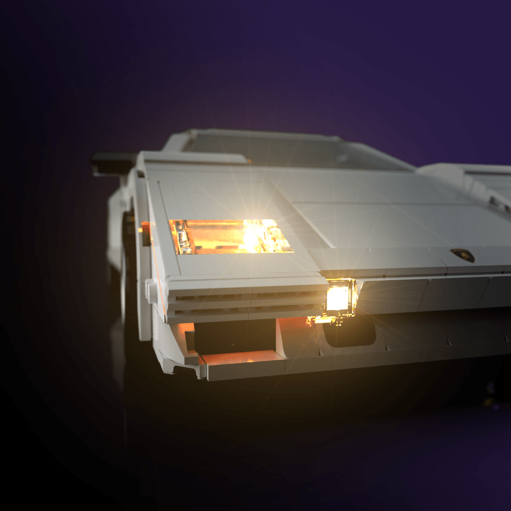 Desktrim™ | Light Kit for LEGO® Lamborghini Countach 5000 Quattrovalvole