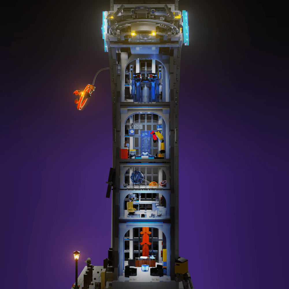 Desktrim™ | Light Kit for LEGO® Marvel Avengers Tower