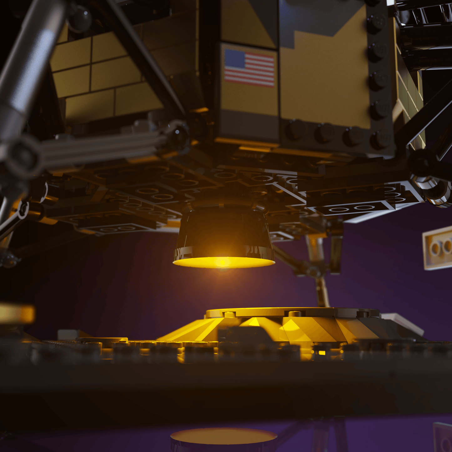 Desktrim™ | Light Kit for LEGO® NASA Apollo 11 Lunar Lander