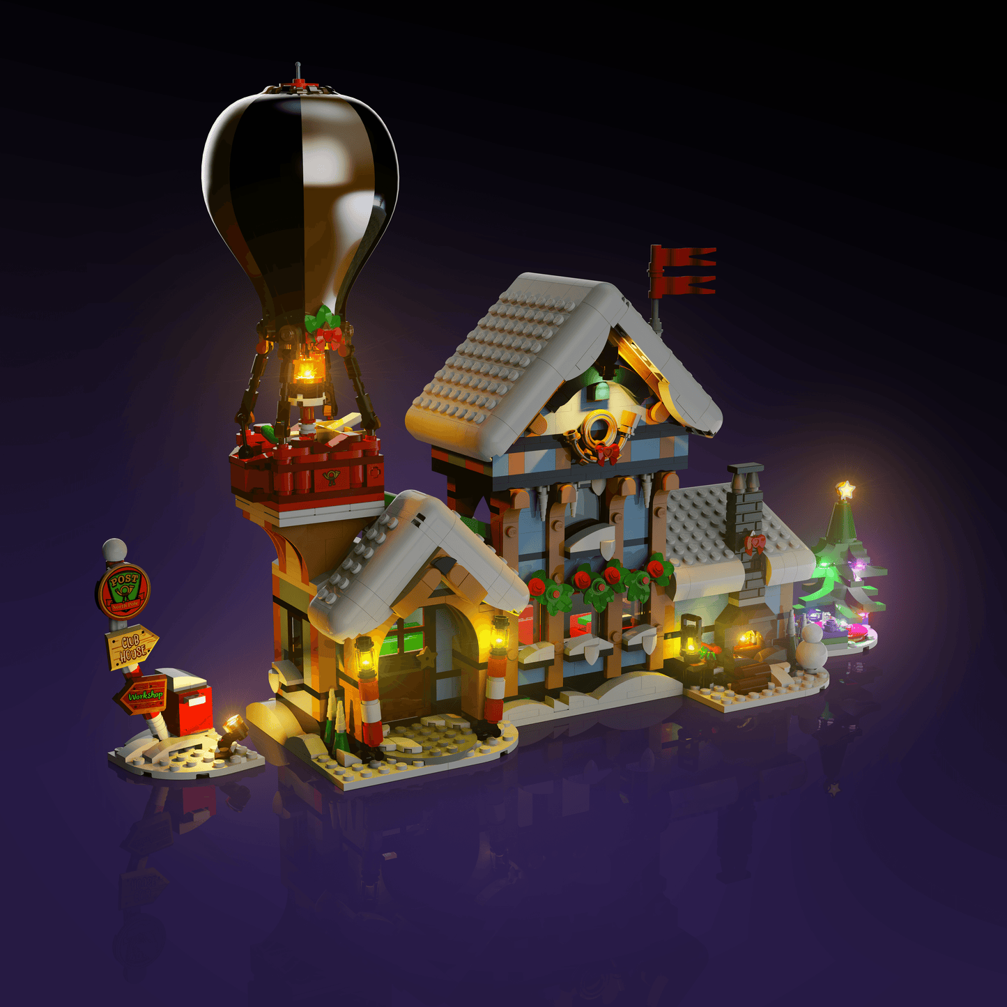 Desktrim™ | Light Kit for LEGO® Santa's Post Office