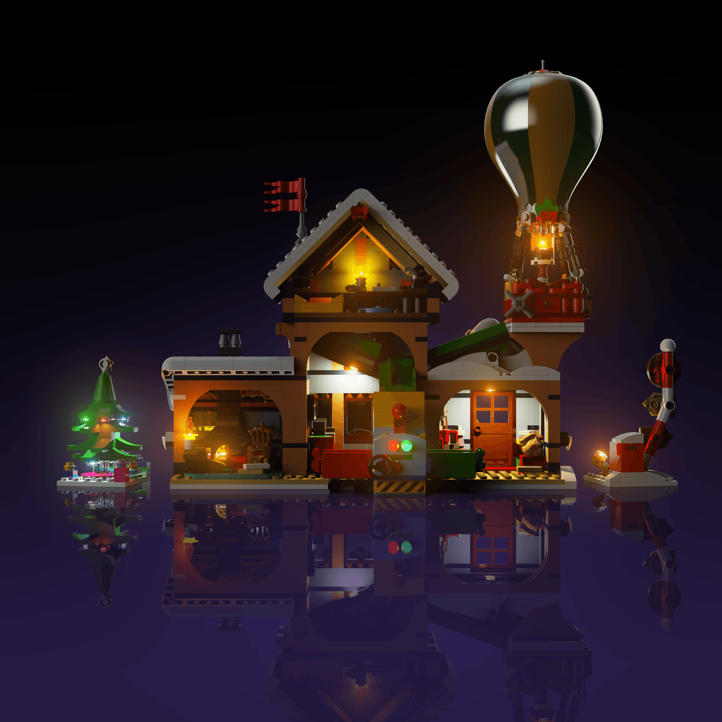 Desktrim™ | Light Kit for LEGO® Santa's Post Office