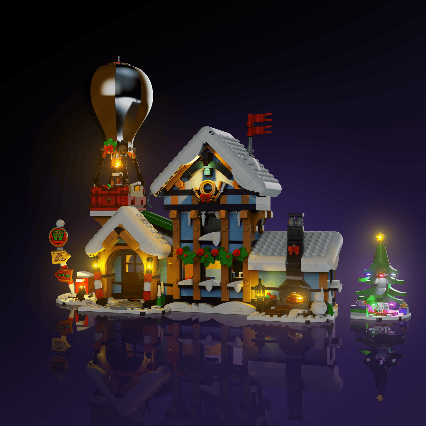 Desktrim™ | Light Kit for LEGO® Santa's Post Office