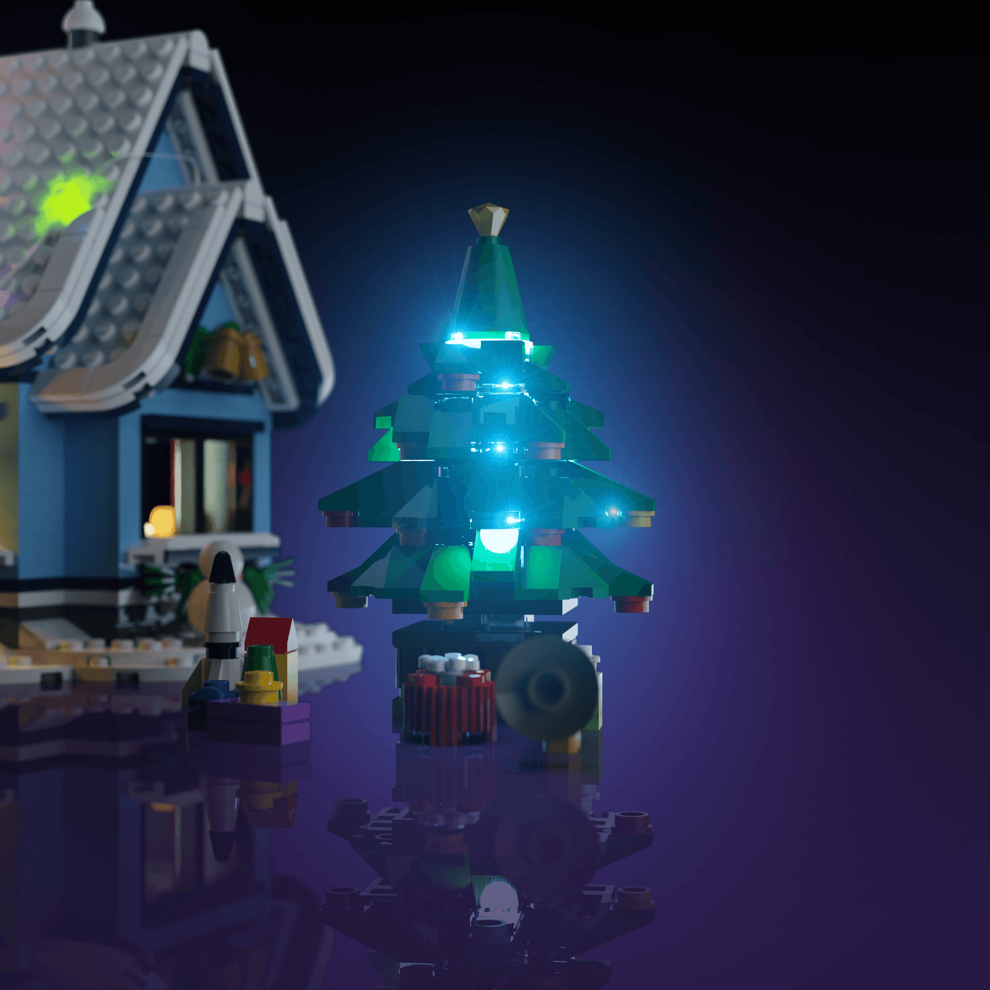 Desktrim™ | Light Kit for LEGO® Santa's Visit
