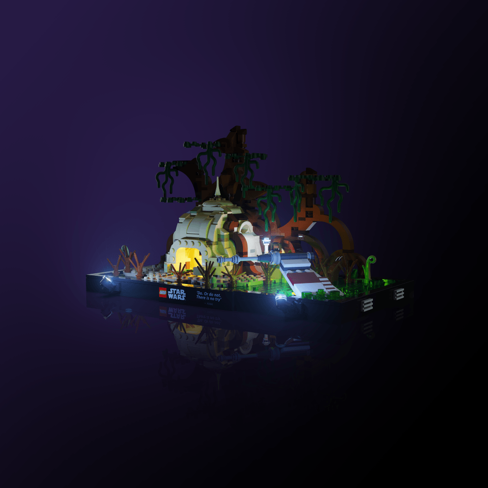 Desktrim™ | Light Kit for LEGO® Star Wars Dagobah Jedi Training Diorama