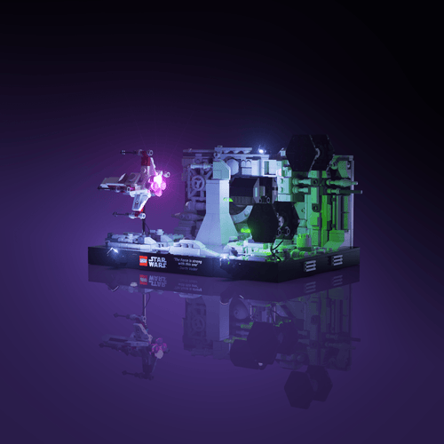 Desktrim™ | Light Kit for LEGO® Star Wars Death Star Trench Run Diorama