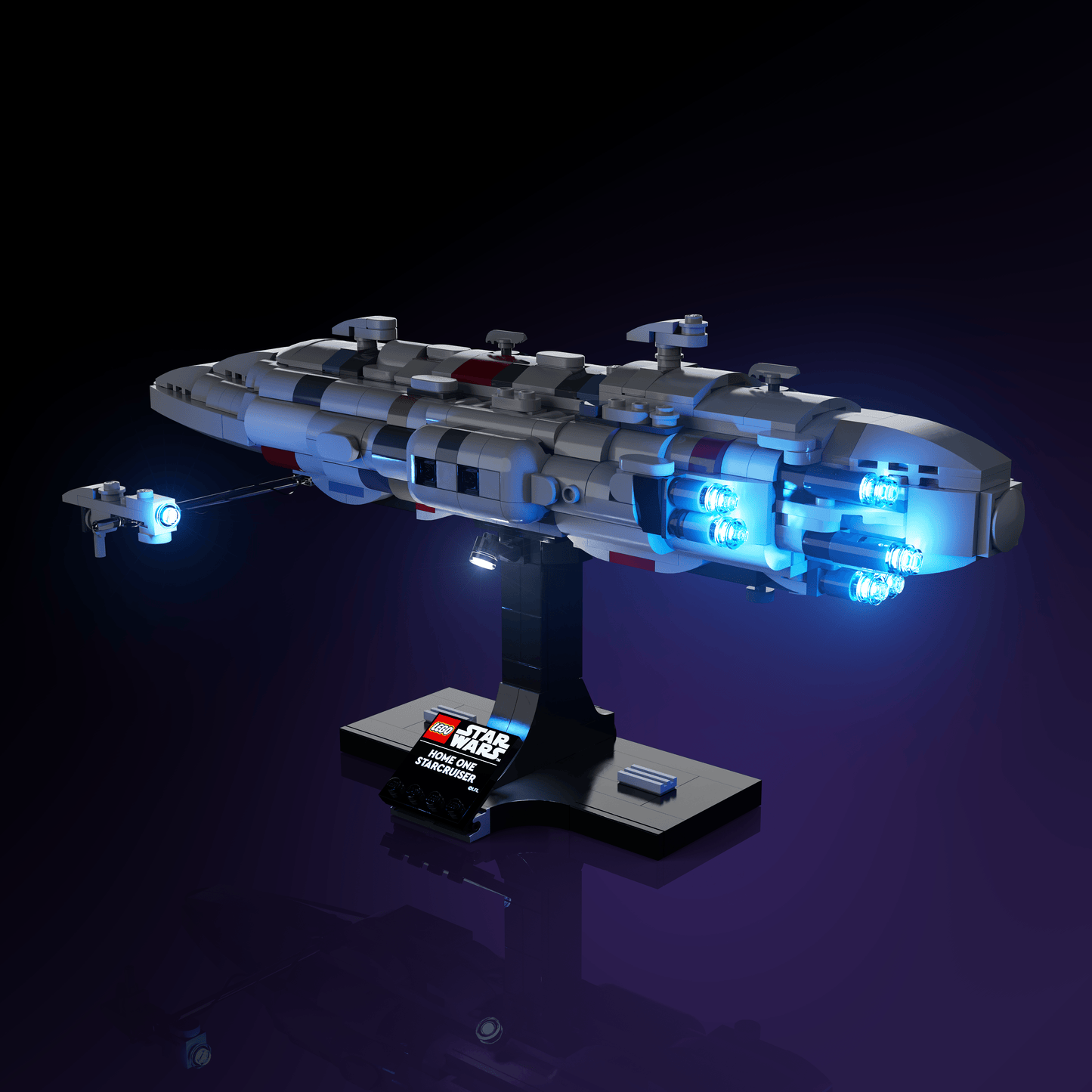 Desktrim™ | Light Kit for LEGO® Star Wars Home One Starcruiser