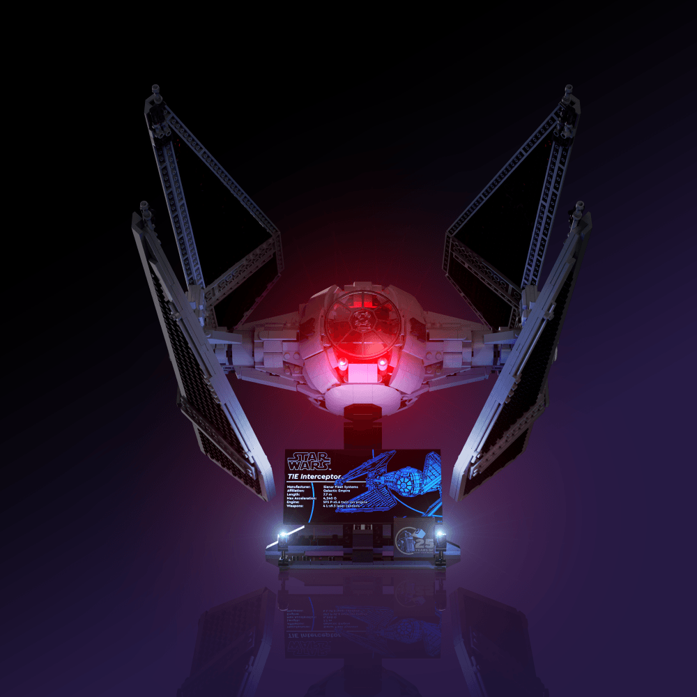Desktrim™ | Light Kit For LEGO® Star Wars TIE Interceptor