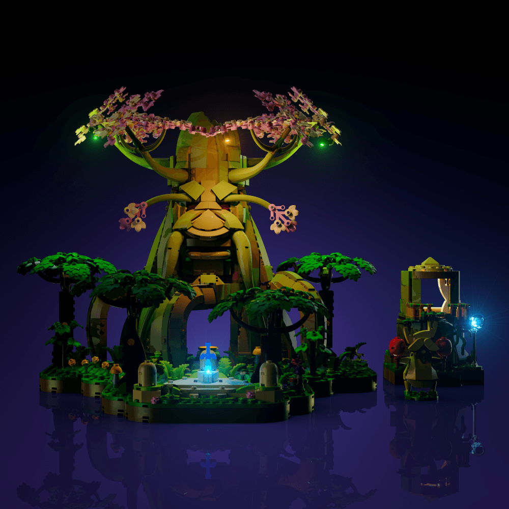 Desktrim™ | Light Kit for LEGO® The Legend of Zelda Great Deku Tree 2-in-1