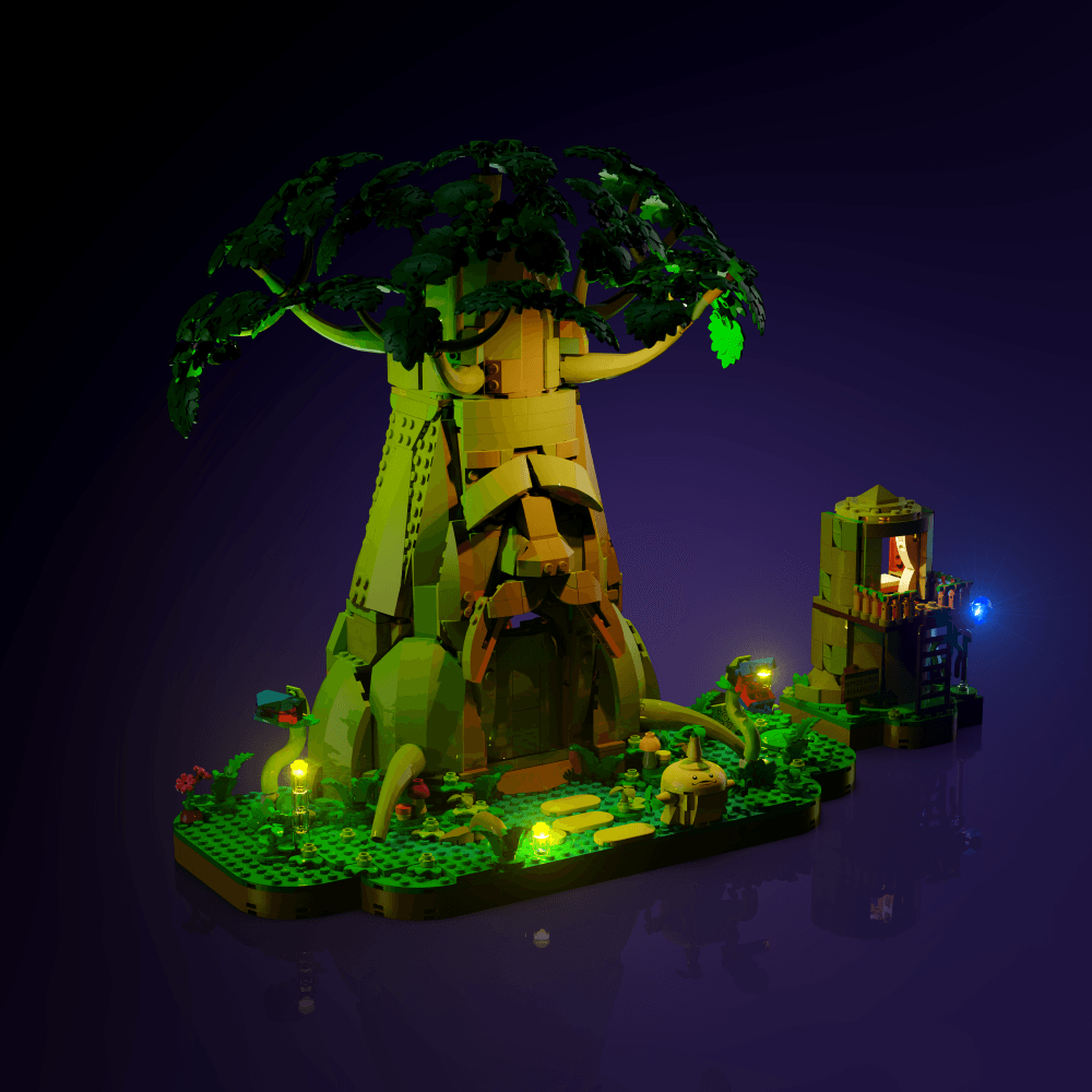 Desktrim™ | Light Kit for LEGO® The Legend of Zelda Great Deku Tree 2-in-1