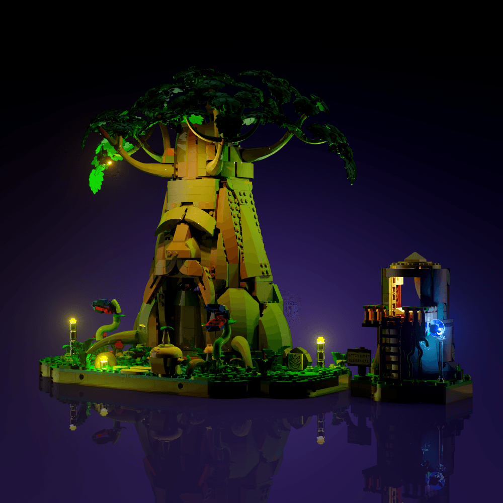 Desktrim™ | Light Kit for LEGO® The Legend of Zelda Great Deku Tree 2-in-1