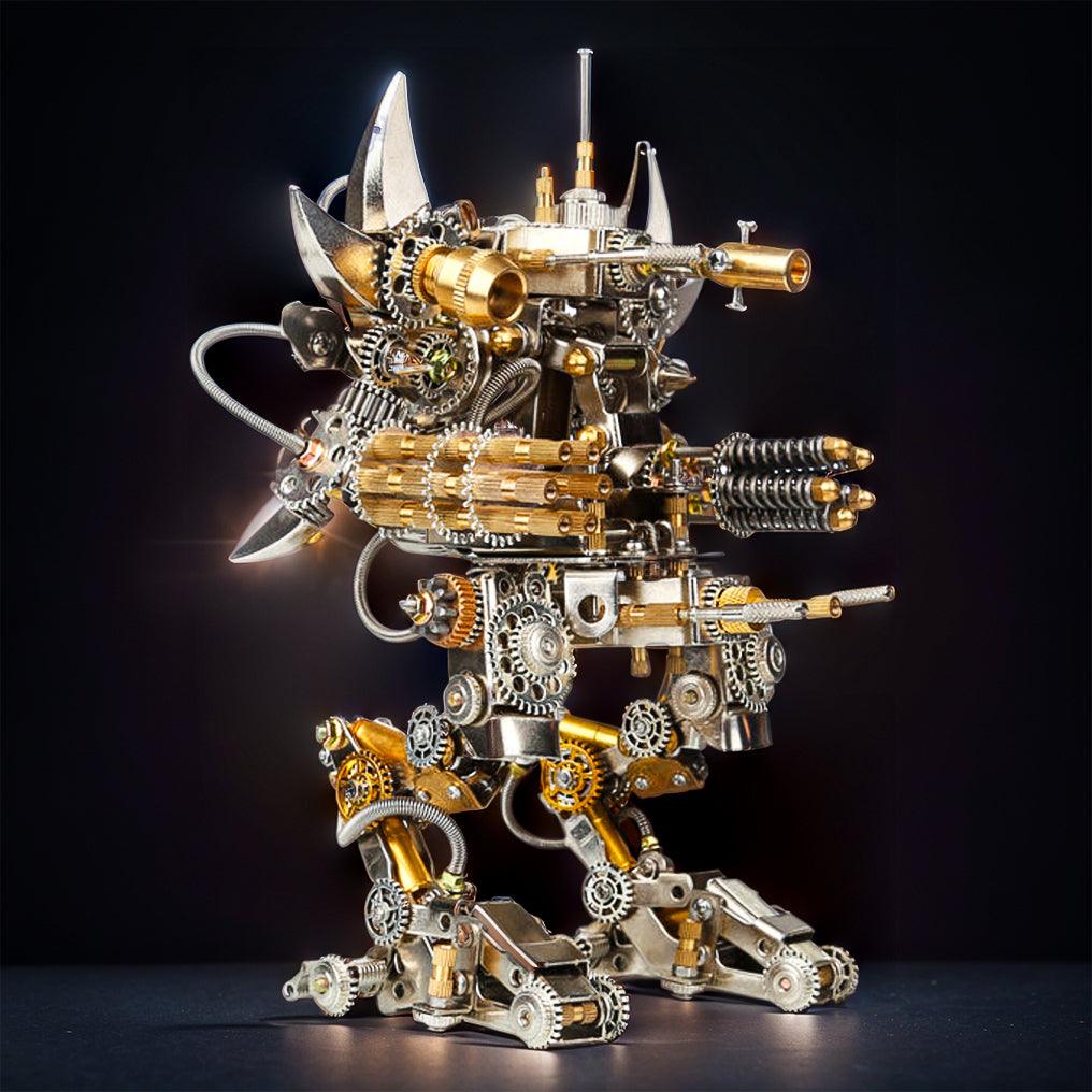 Desktrim™ | Titan Guardian Mecha Watch Stand - 3D Metal Puzzle