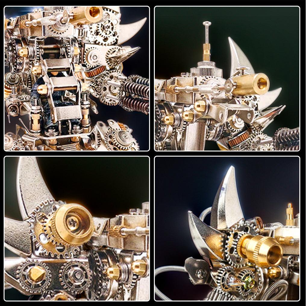 Desktrim™ | Titan Guardian Mecha Watch Stand - 3D Metal Puzzle