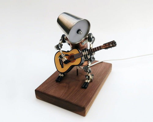 Desktrim™ | DIY 3D Metal Steampunk Hand-Assembled Robot Band Model