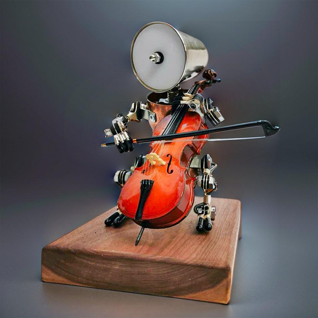 Desktrim™ | DIY 3D Metal Steampunk Hand-Assembled Robot Band Model