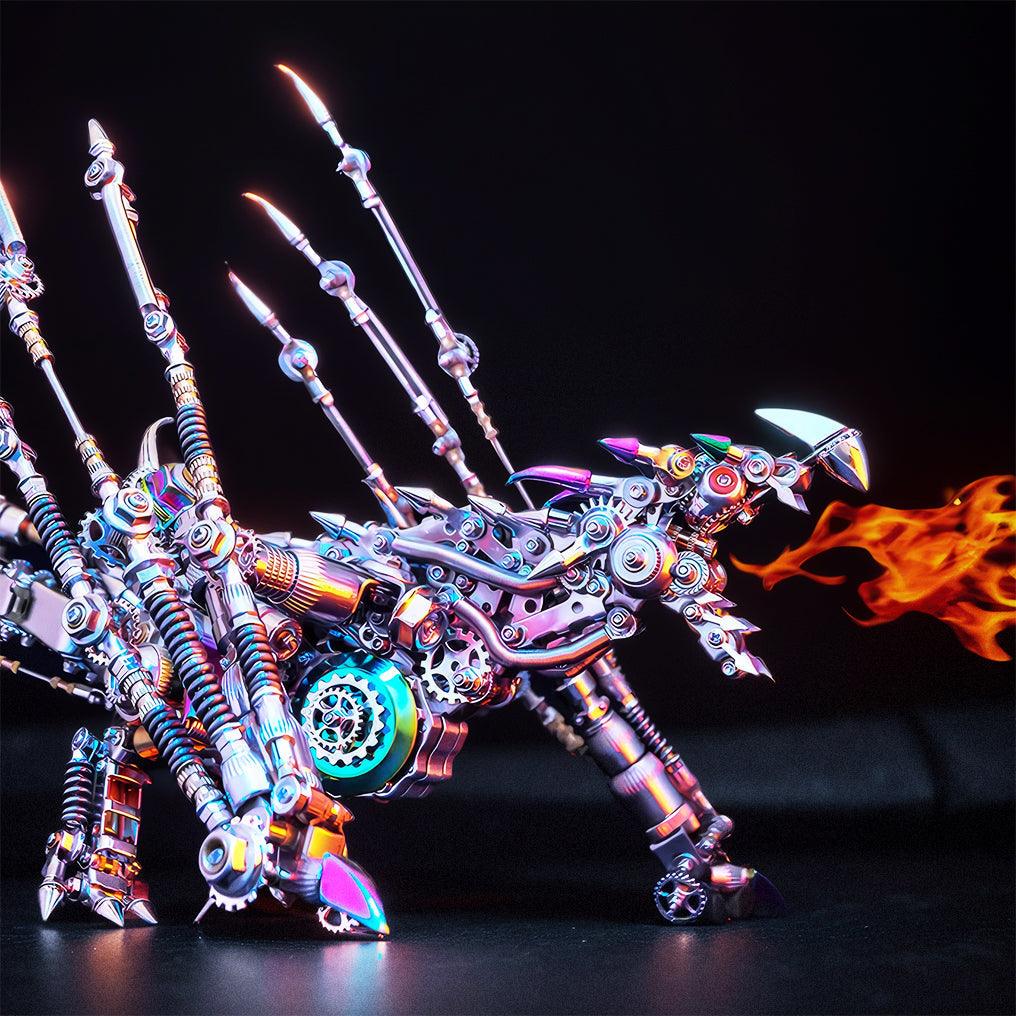 Desktrim | Mythic Western Dragon 3D Metal Intelligence Puzzle - 1390+PCS