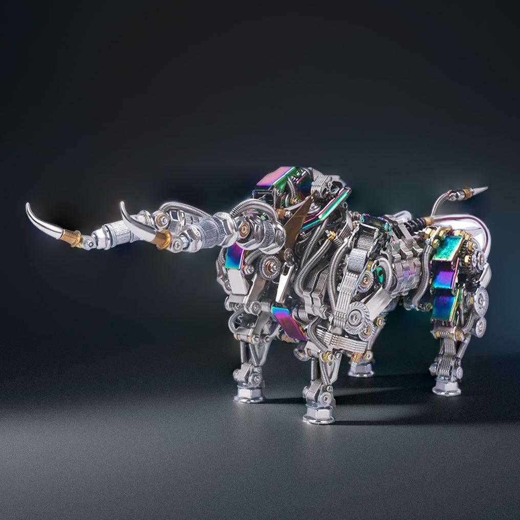 Desktrim™ | DIY 3D Metal Mechanical Bull Animal Model Assembly Kit 1087Pcs