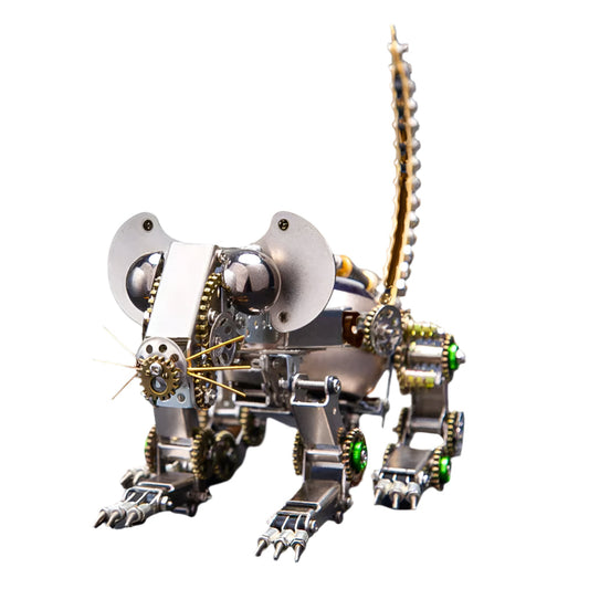 Desktrim™ | DIY 3D Metal Mechanical Puzzle Easter Mouse Assembly Animal Model Kit-525PCS