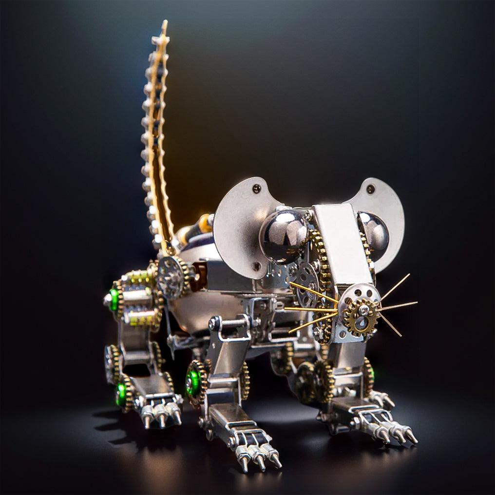 Desktrim™ | DIY 3D Metal Mechanical Puzzle Easter Mouse Assembly Animal Model Kit-525PCS