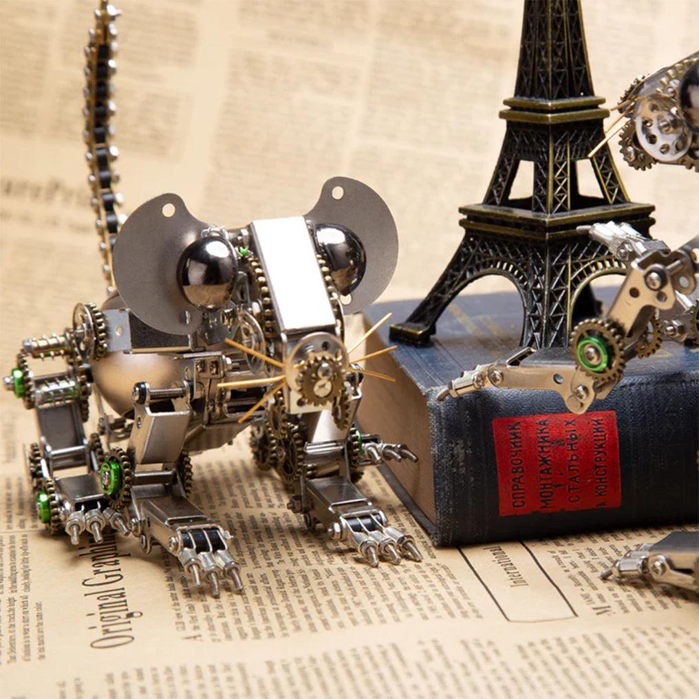 Desktrim™ | DIY 3D Metal Mechanical Puzzle Easter Mouse Assembly Animal Model Kit-525PCS