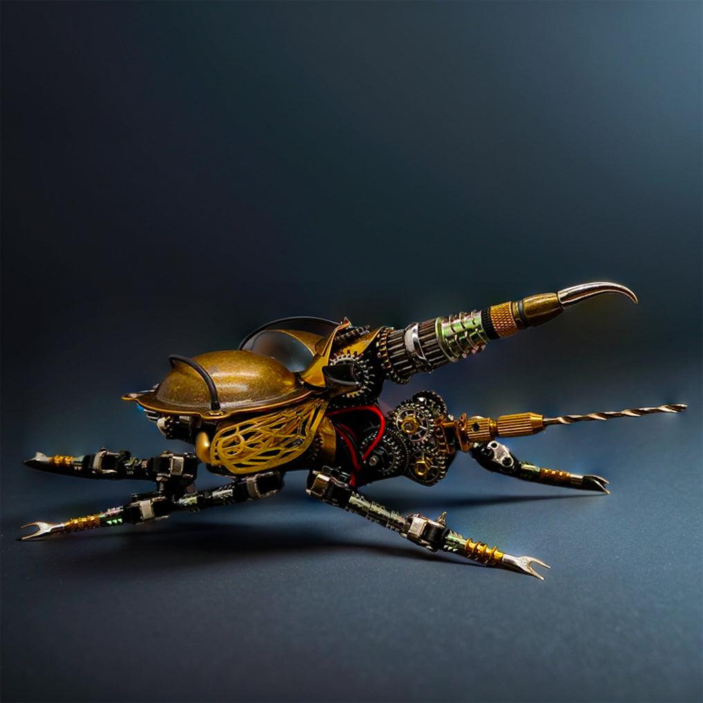 Desktrim™ | DIY 3D Metal Mechanical Rotatable Beetle Assembly Puzzle Model Kit