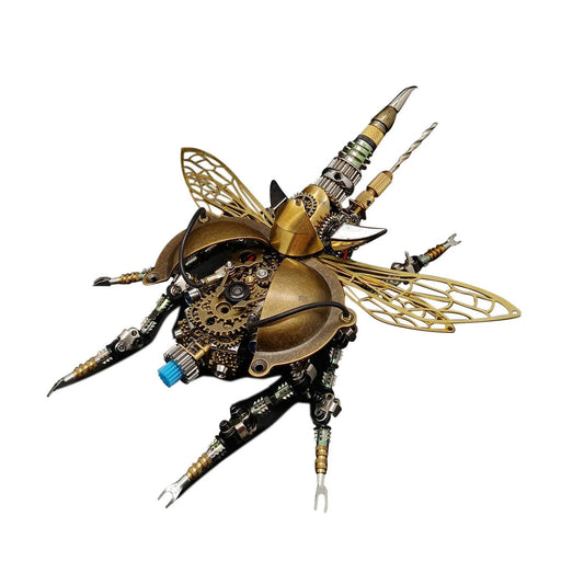 Desktrim™ | DIY 3D Metal Mechanical Rotatable Beetle Assembly Puzzle Model Kit