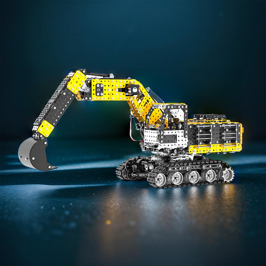 Desktrim™ | Remote Control Metal Excavator 3D Puzzle - 2544 Precision Parts