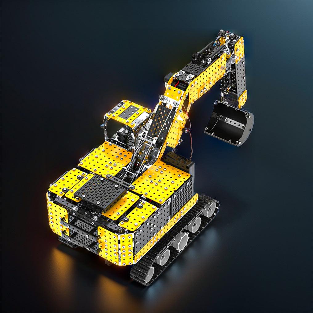 Desktrim™ | Remote Control Metal Excavator 3D Puzzle - 2544 Precision Parts