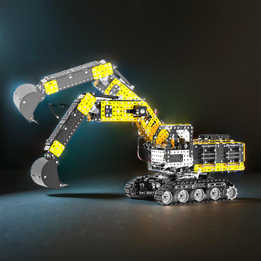 Desktrim™ | Remote Control Metal Excavator 3D Puzzle - 2544 Precision Parts