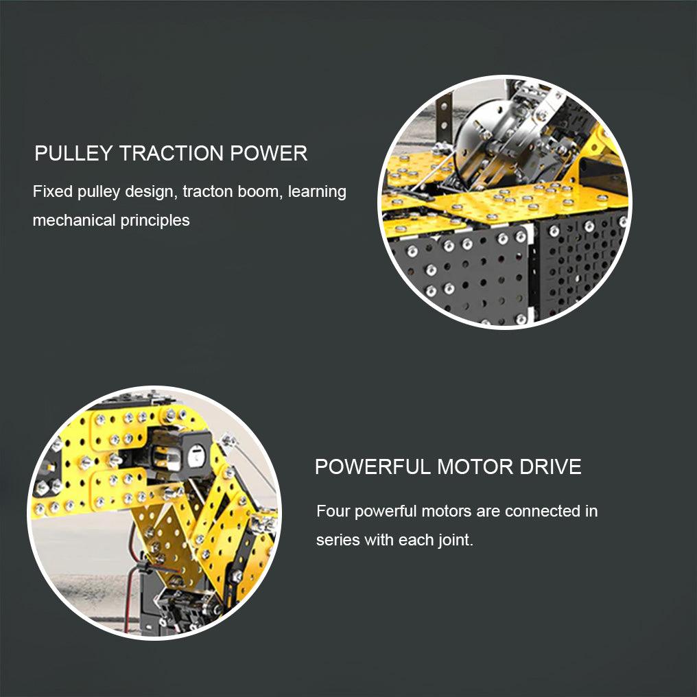 Desktrim™ | Remote Control Metal Excavator 3D Puzzle - 2544 Precision Parts