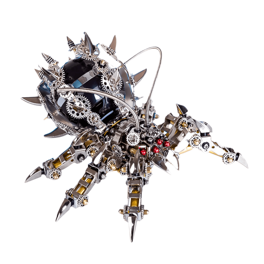 Desktrim™ | DIY 3D Metal Tarantula with Black Speaker Puzzle Model Kit 1000+PCS