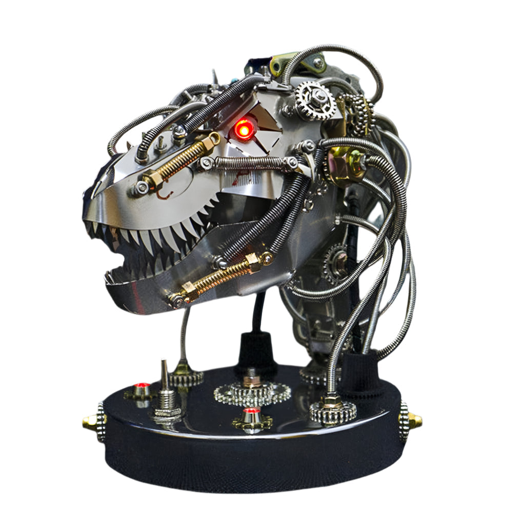Desktrim™ | CHRONOS PREDATOR Steampunk T-Rex Head Mechanical Model Kit