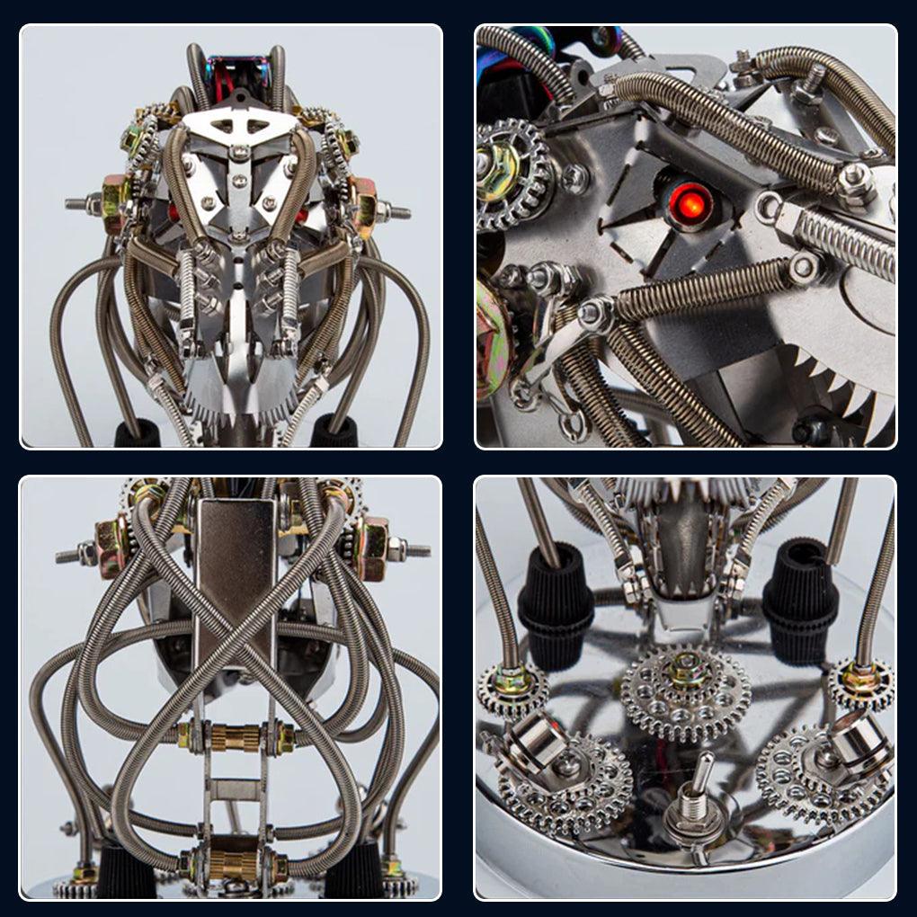Desktrim™ | CHRONOS PREDATOR Steampunk T-Rex Head Mechanical Model Kit
