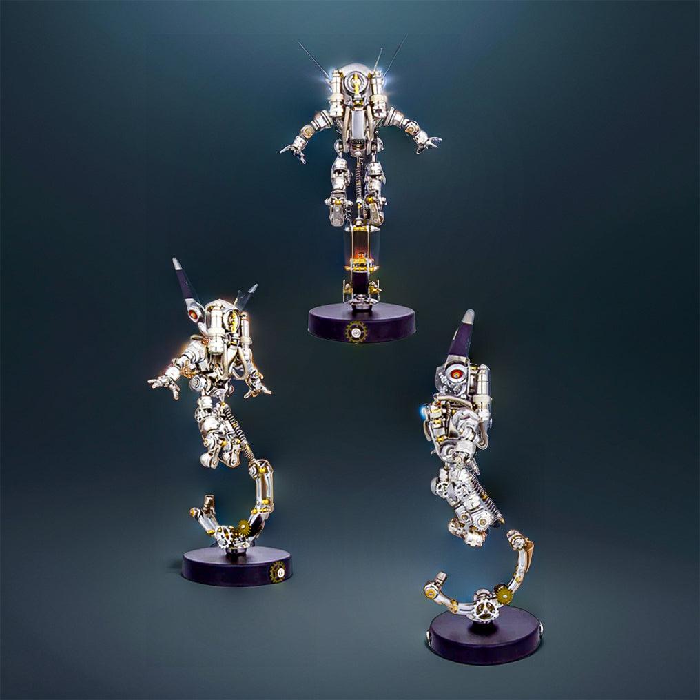 Desktrim™ | COSMIC GUARDIAN 3D Metal Astronaut Rabbit Model Kit