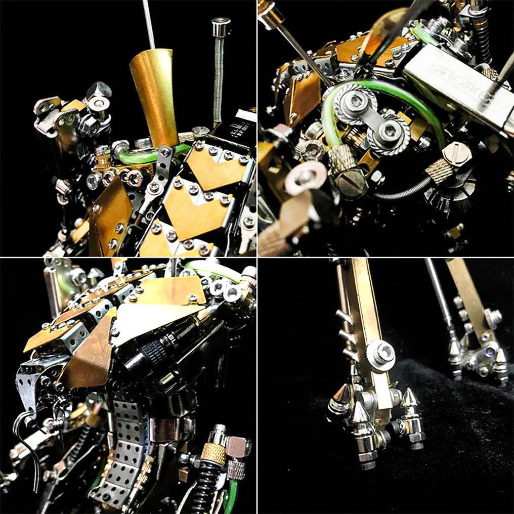 Desktrim™ | DIY XIA-A Metal Future Mech Model with Articulated Joints & Lights