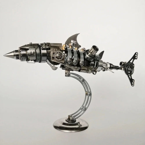Desktrim™ | DIY 3D Metal Mechanical Shark Puzzle Model Assembly Kit-209PCS
