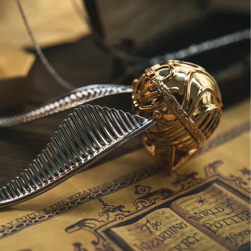Desktrim™ | Magical Harry Potter Golden Snitch Ring Box
