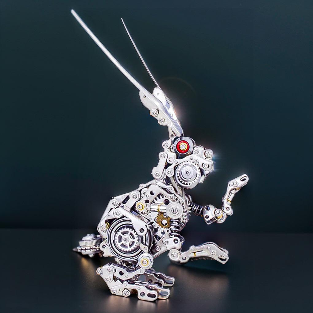 Desktrim™ | GEARSPRING REBEL 3D Metal Punk Mechanical Rabbit Model Kit