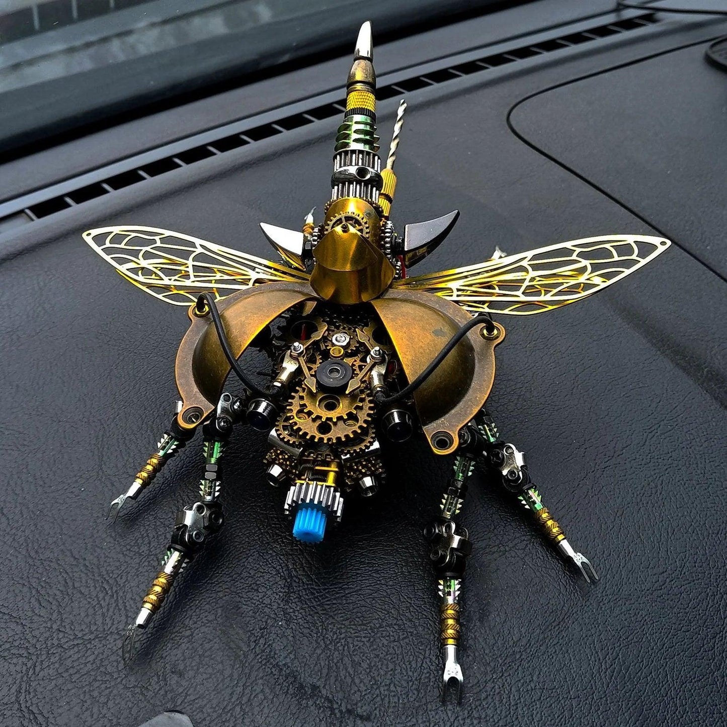 Desktrim™ | DIY 3D Metal Mechanical Rotatable Beetle Assembly Puzzle Model Kit