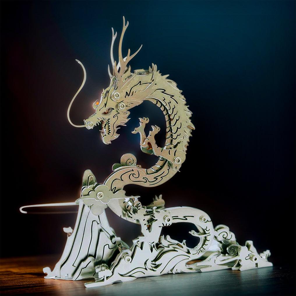 Desktrim™ | Dragon on the Mountain Mythical Creature Model Kit