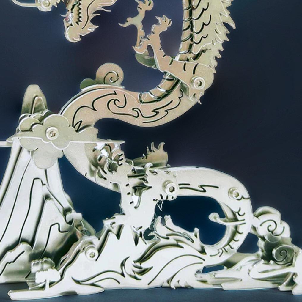 Desktrim™ | Dragon on the Mountain Mythical Creature Model Kit