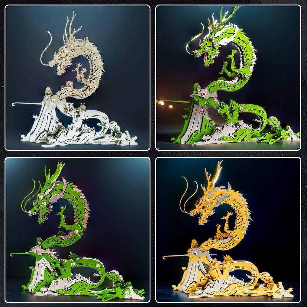 Desktrim™ | Dragon on the Mountain Mythical Creature Model Kit