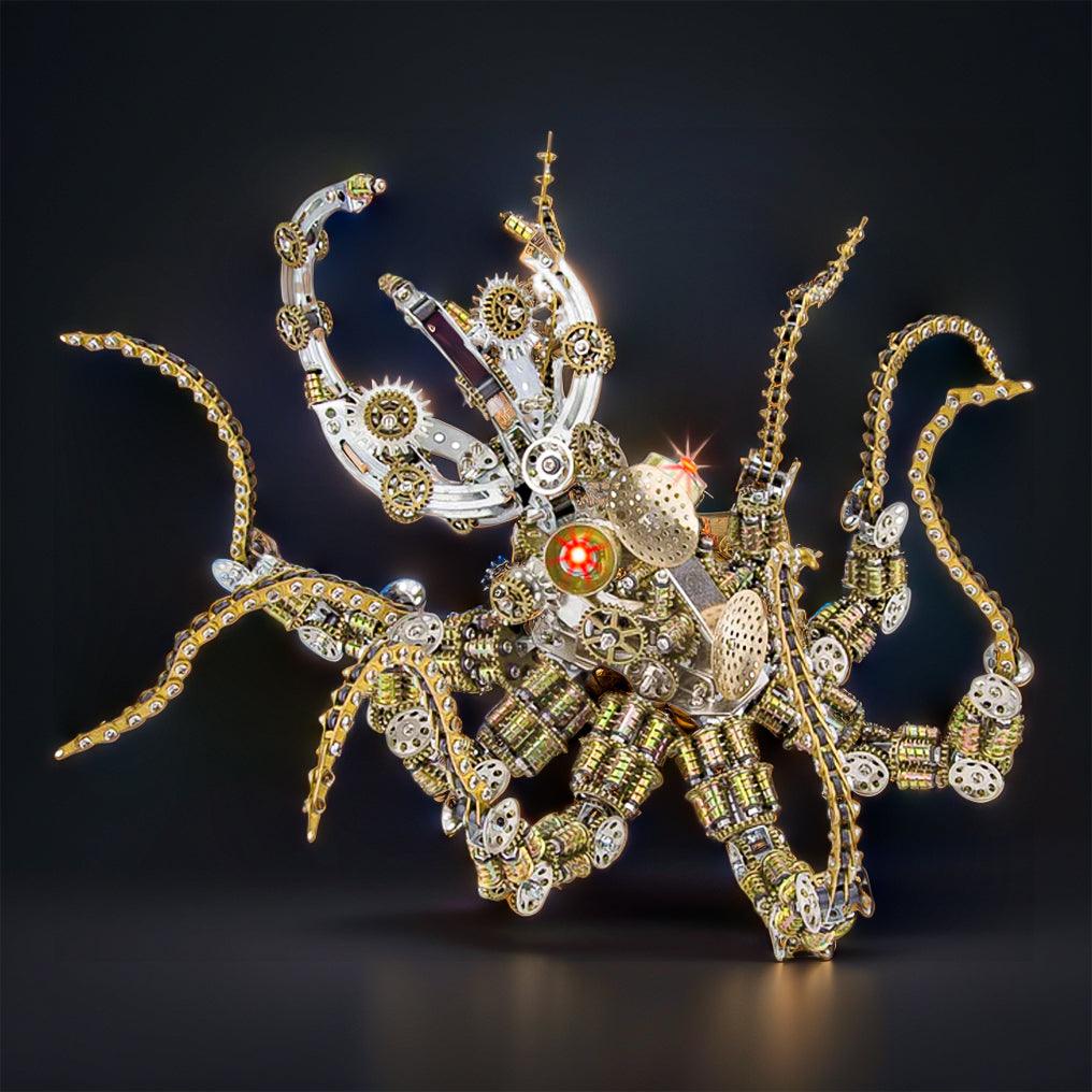 Desktrim™ | Galactic Kraken 3D Metal Steampunk Puzzle