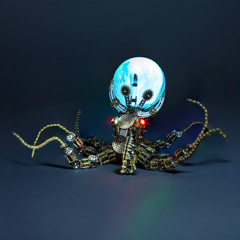Desktrim™ | Galactic Kraken 3D Metal Steampunk Puzzle
