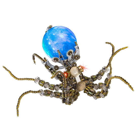 Desktrim™ | Galactic Kraken 3D Metal Steampunk Puzzle